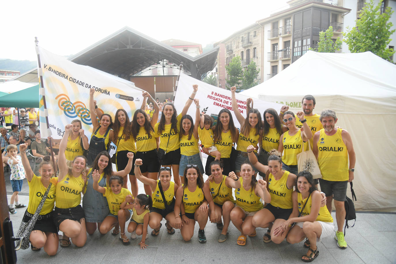 Fotos: Orio se vuelca con las campeonas