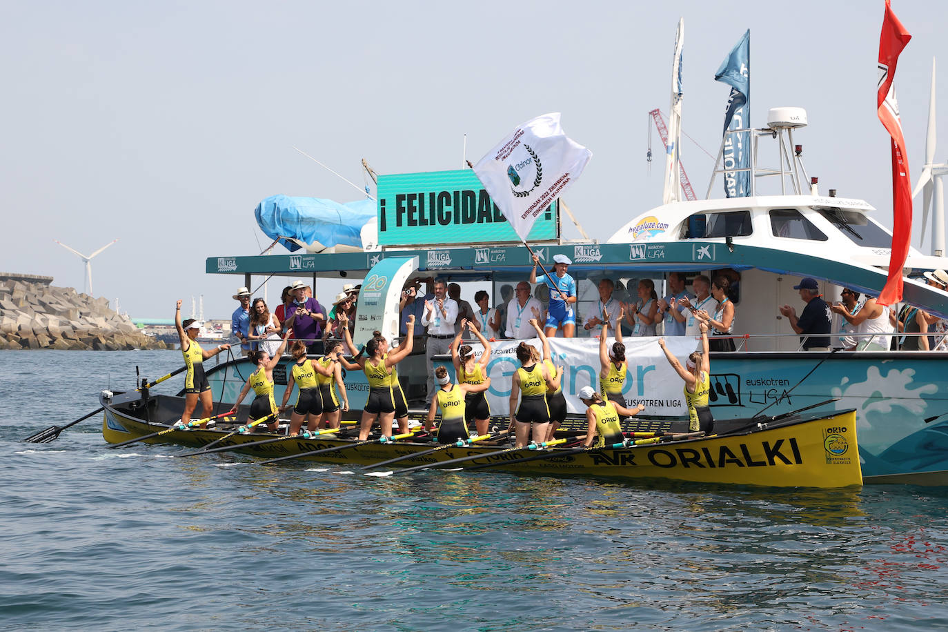 Fotos: Las imágenes de la bandera de Orio