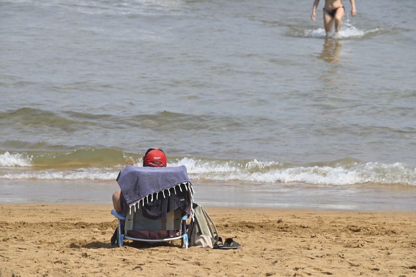 Fotos: Calor asfixiante en Gipuzkoa