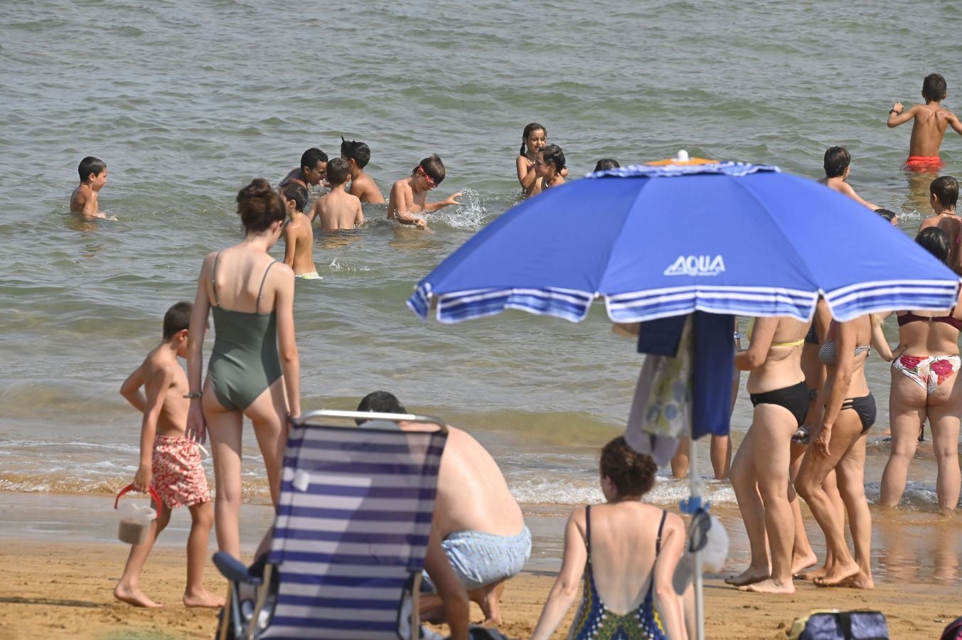 Fotos: Calor asfixiante en Gipuzkoa