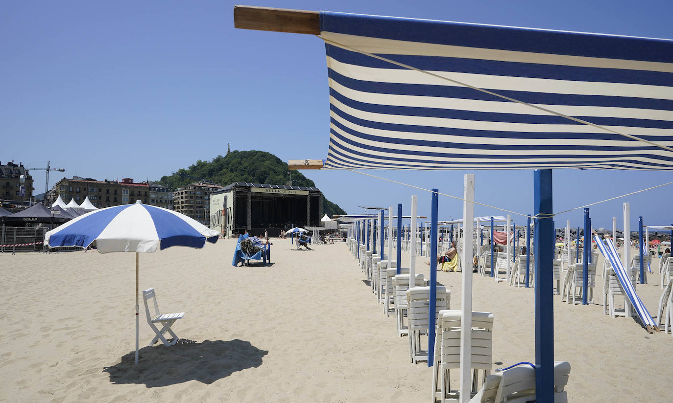 Fotos: Todo listo para la 57 edición del Jazzaldia