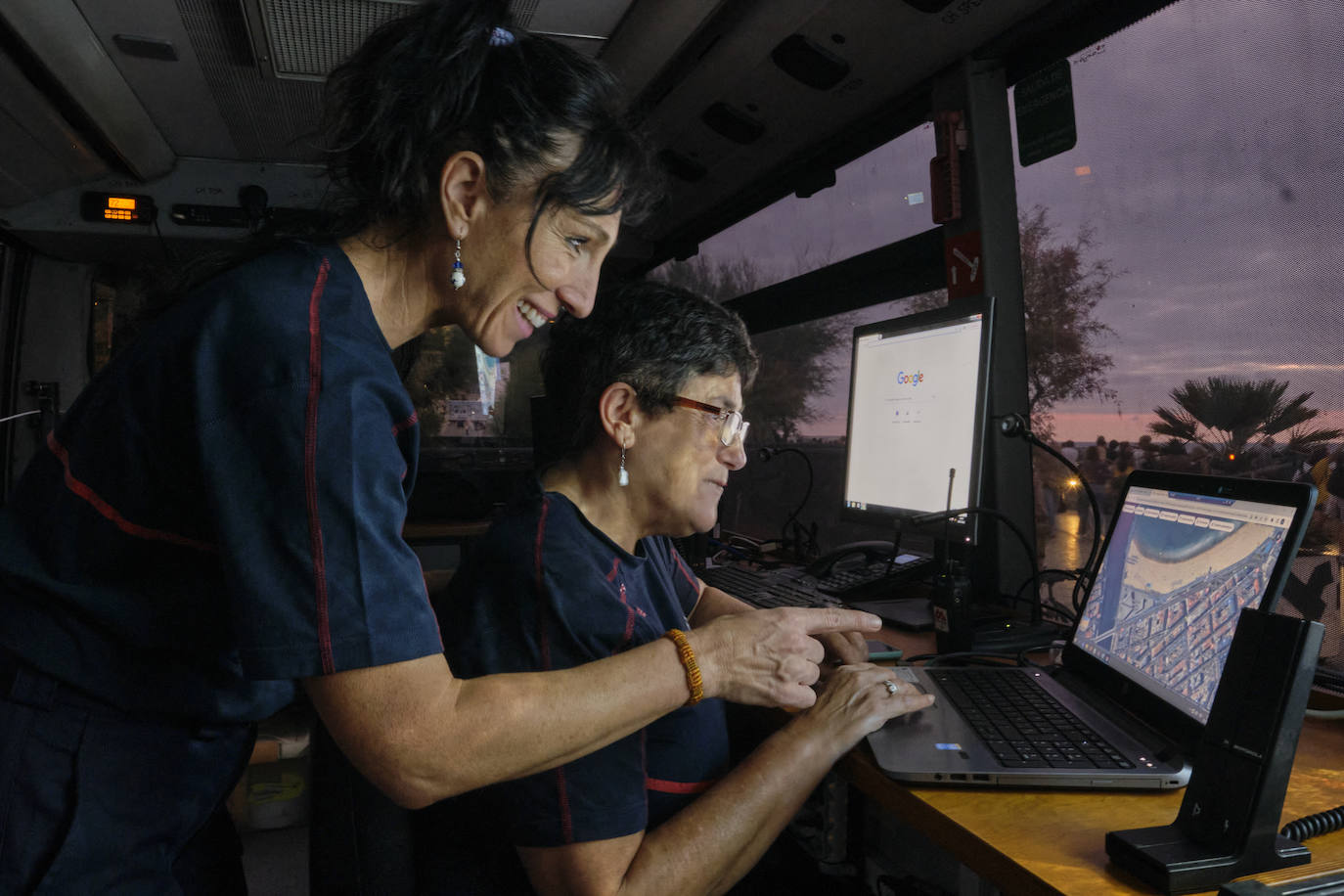 Fotos: Las imágenes del Puesto de Mando Avanzado