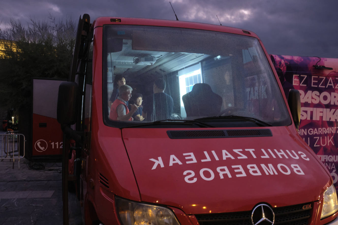 Fotos: Las imágenes del Puesto de Mando Avanzado