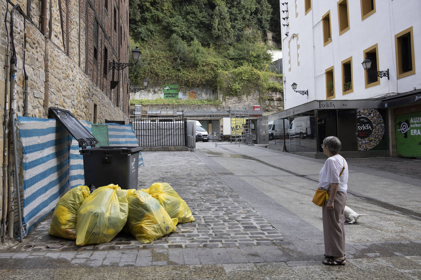 Fotos: Desmontaje de los escenarios del Jazzaldia