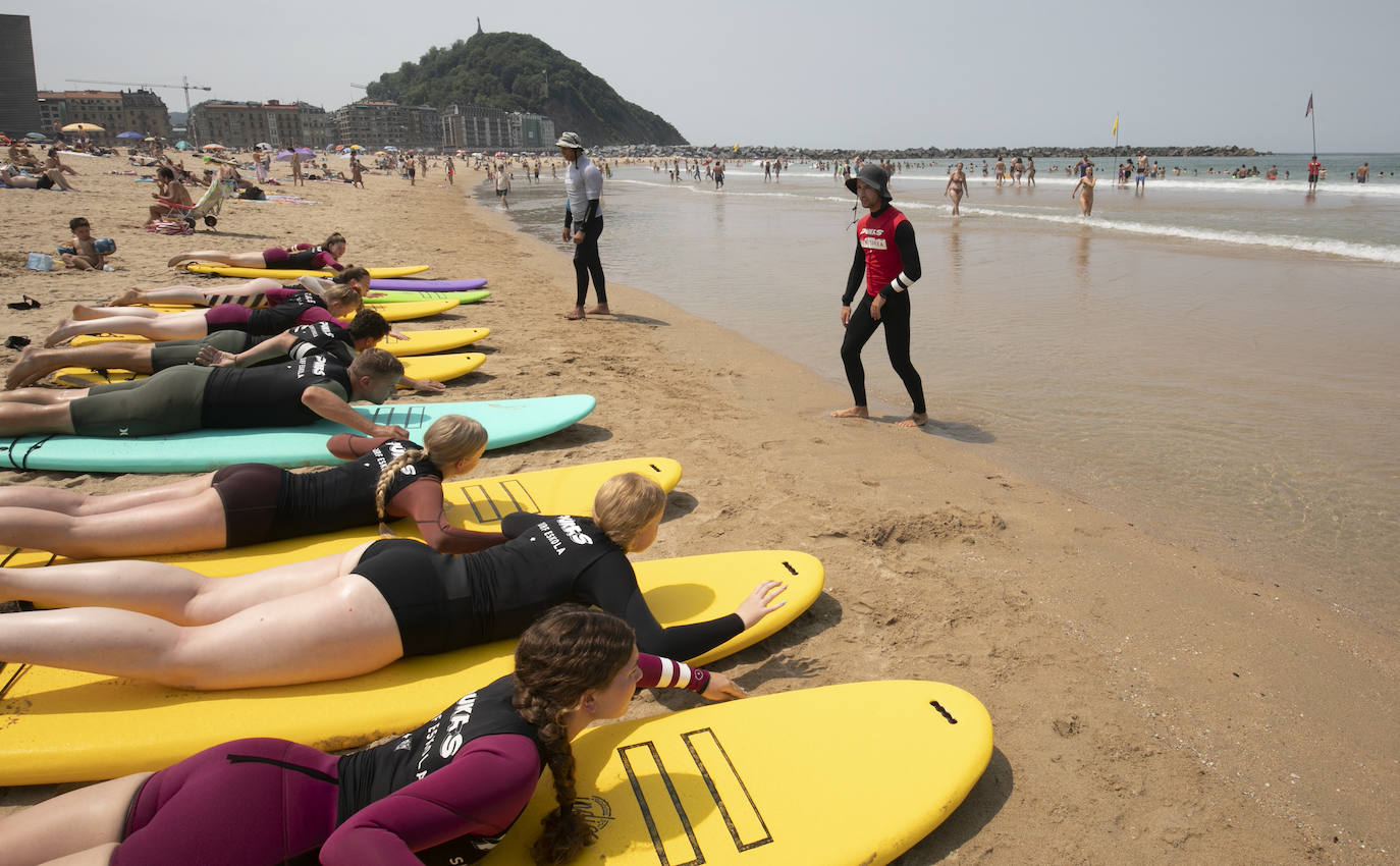 Fotos: Aprender a dominar las olas
