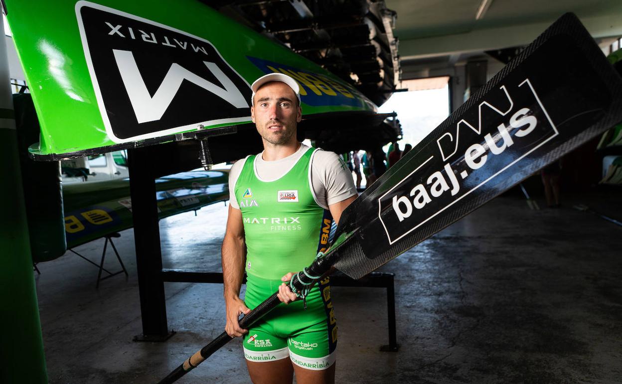 Galder Ezponda, remero de Matrix Hondarribia. 