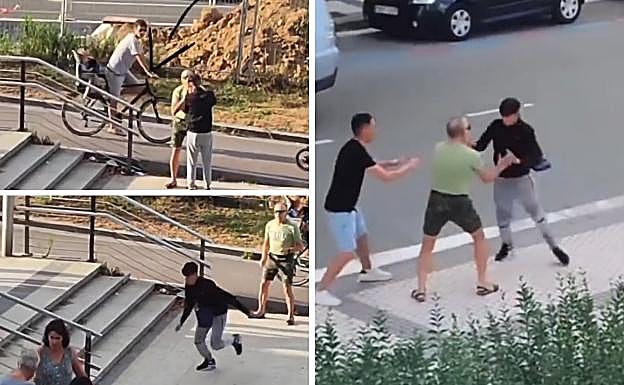 VIDEO: El vídeo viral de un joven huyendo tras cometer un robo en Egia