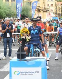 Imagen secundaria 2 - Clásica de San Sebastián: Emotivo homenaje a Alejandro Valverde