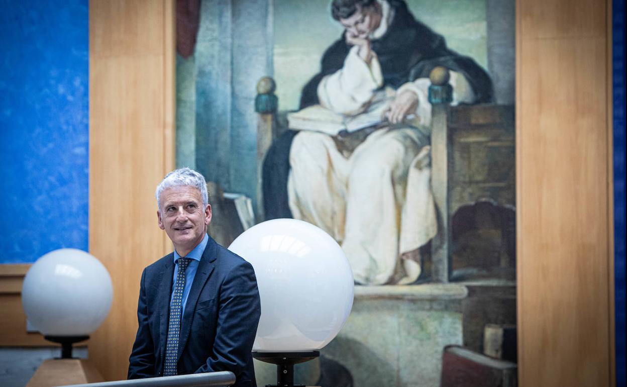 Iñaki Subijana, en el Palacio de Justicia de Bilbao. 