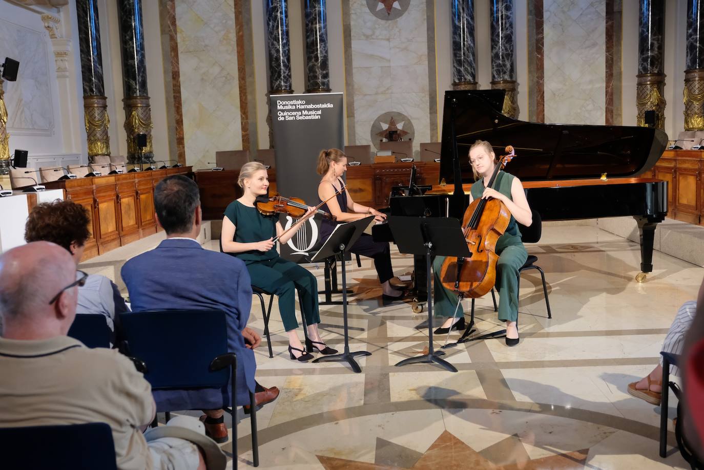 Fotos: Ya suena en Donostia la Quincena Musical