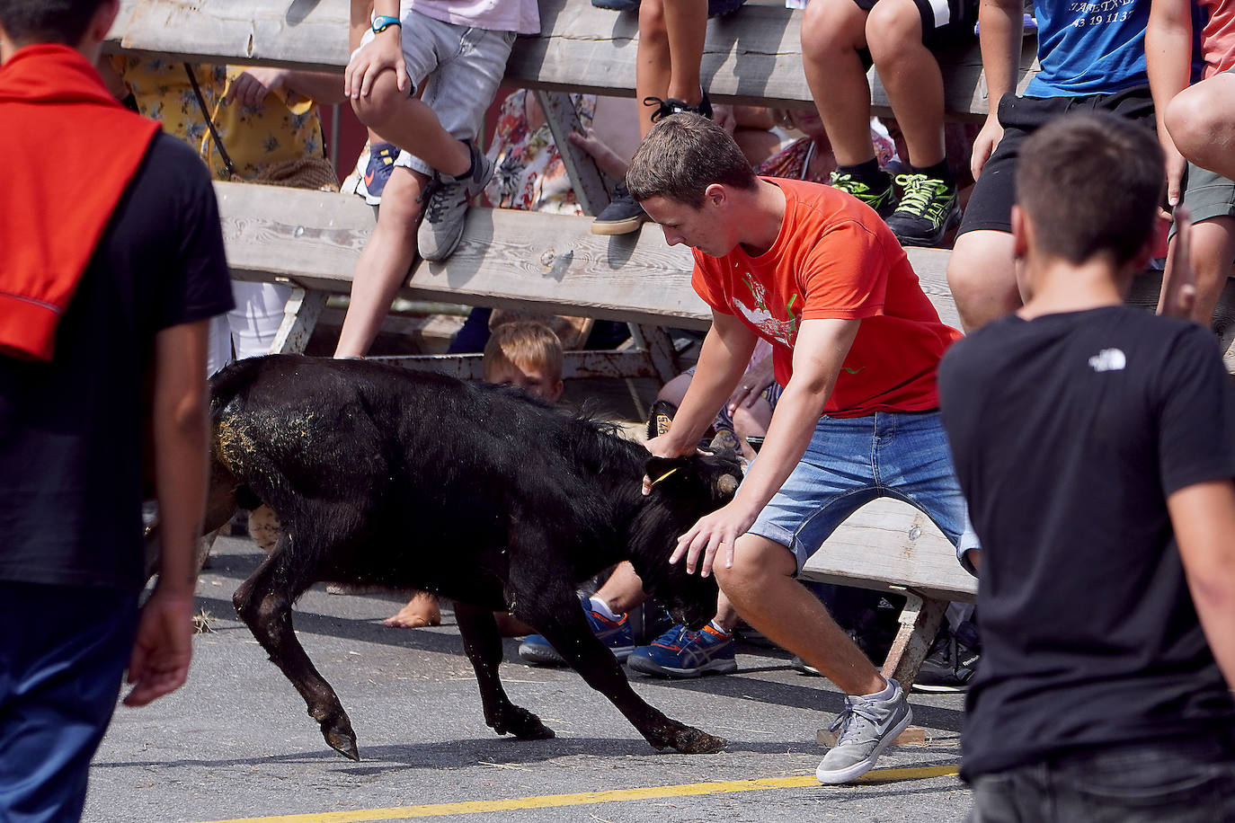 Fotos: Ekitaldiz jositako Xanistebanetako egun handia