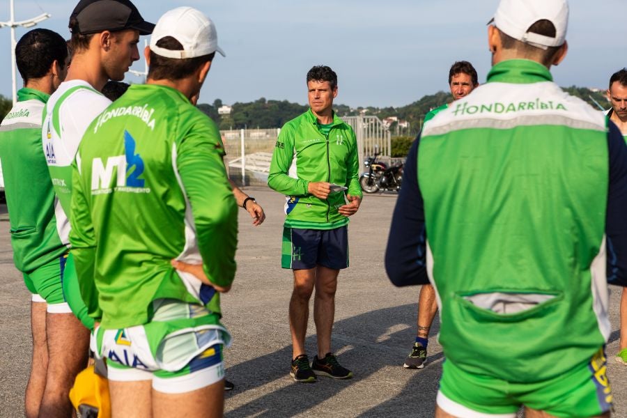 Fotos: DV acompaña a Hondarribia en un entrenamiento