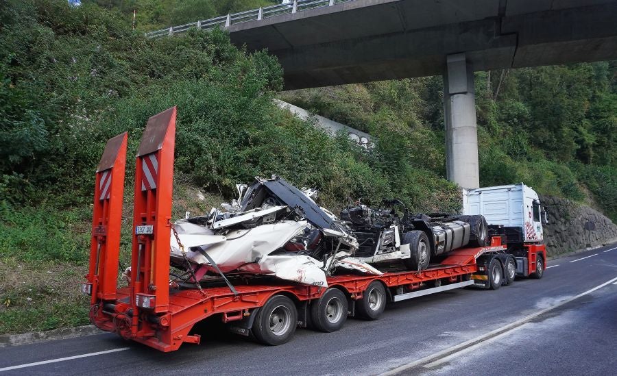 Fotos: Accidente mortal en Elgoibar