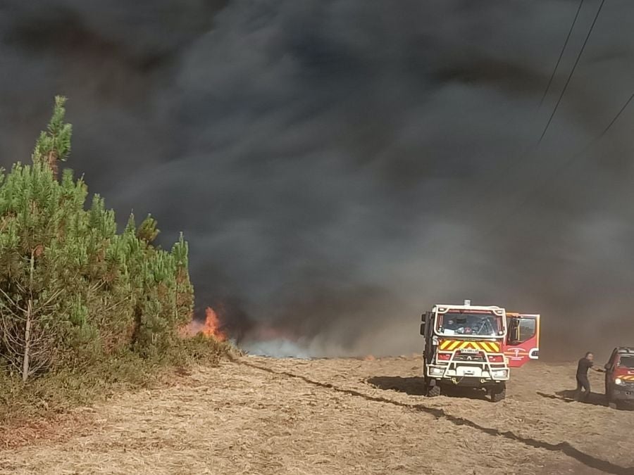 Fotos: El incendio de Landiras
