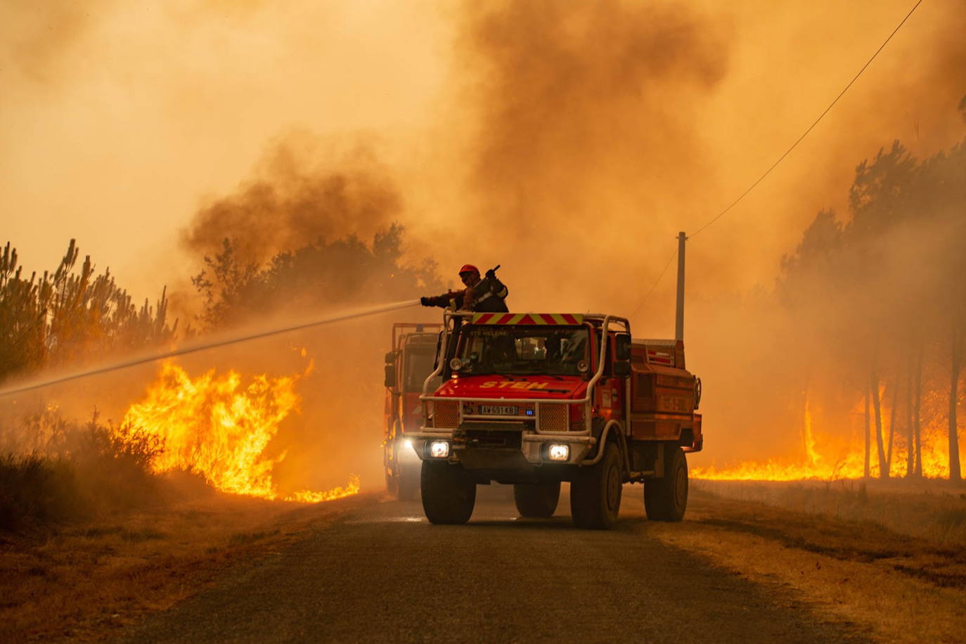 Fotos: El incendio de Landiras