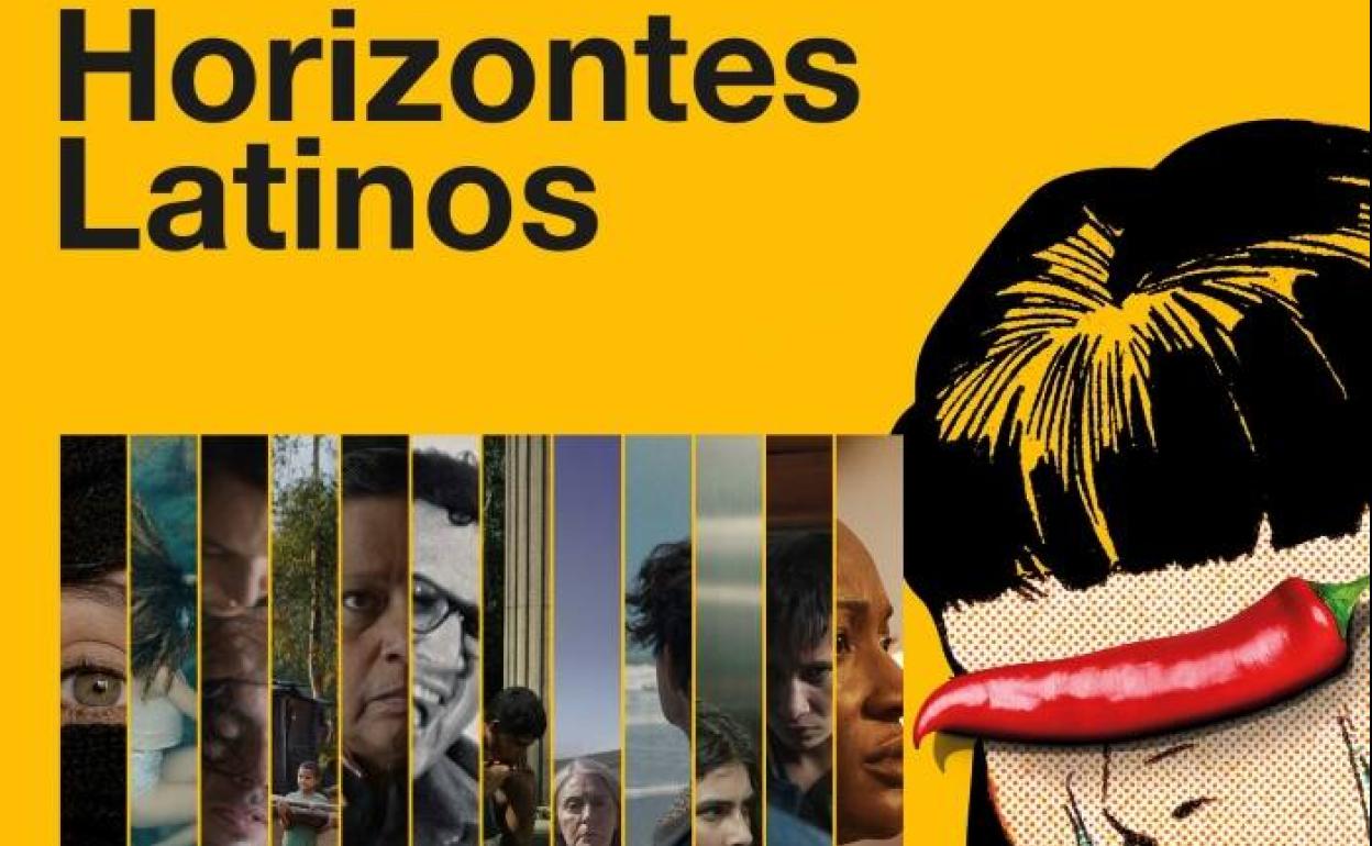 Cartel de Horizontes Latinos de la 70 edición de Zinemaldia. 