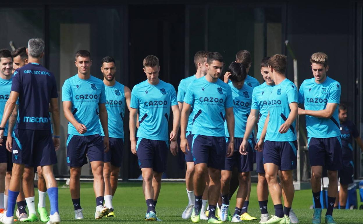 Entrenamiento en Zubieta.