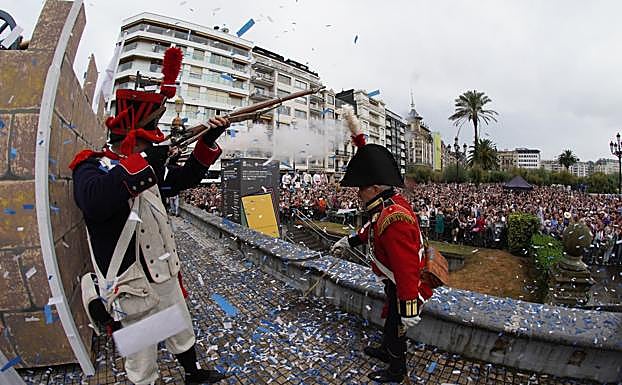 Semana Grande: Revive el momento del cañonazo que ha dado inicio a la Semana Grande