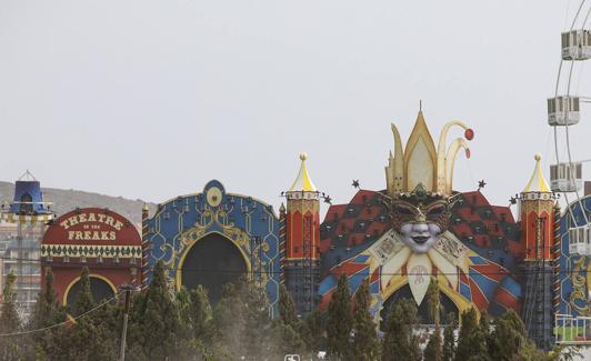 Imagen del recinto esta mañana.