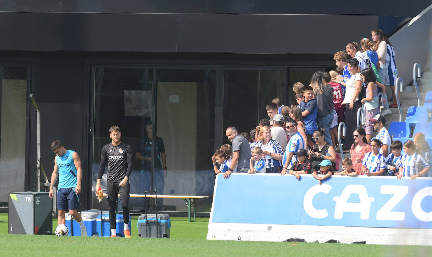 Fotos: Las mejores imágenes del entrenamiento de la Real Sociedad