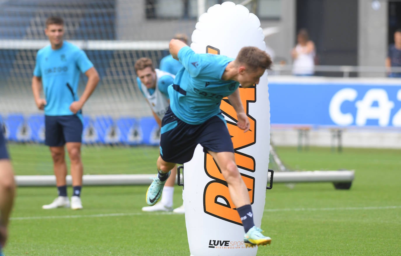 Fotos: Las mejores imágenes del entrenamiento de la Real Sociedad