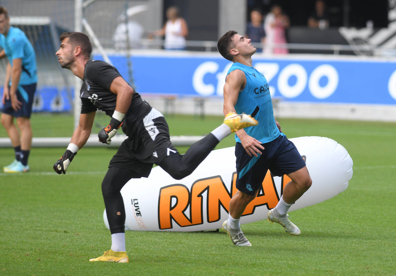 Fotos: Las mejores imágenes del entrenamiento de la Real Sociedad