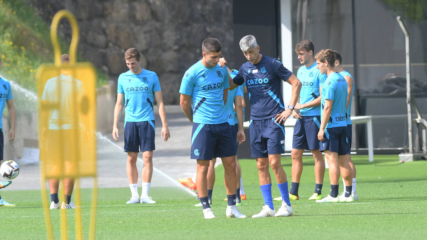 Fotos: Las mejores imágenes del entrenamiento de la Real Sociedad