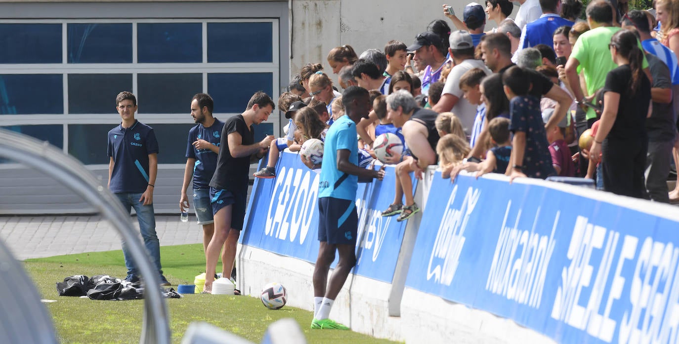 Fotos: Las mejores imágenes del entrenamiento de la Real Sociedad