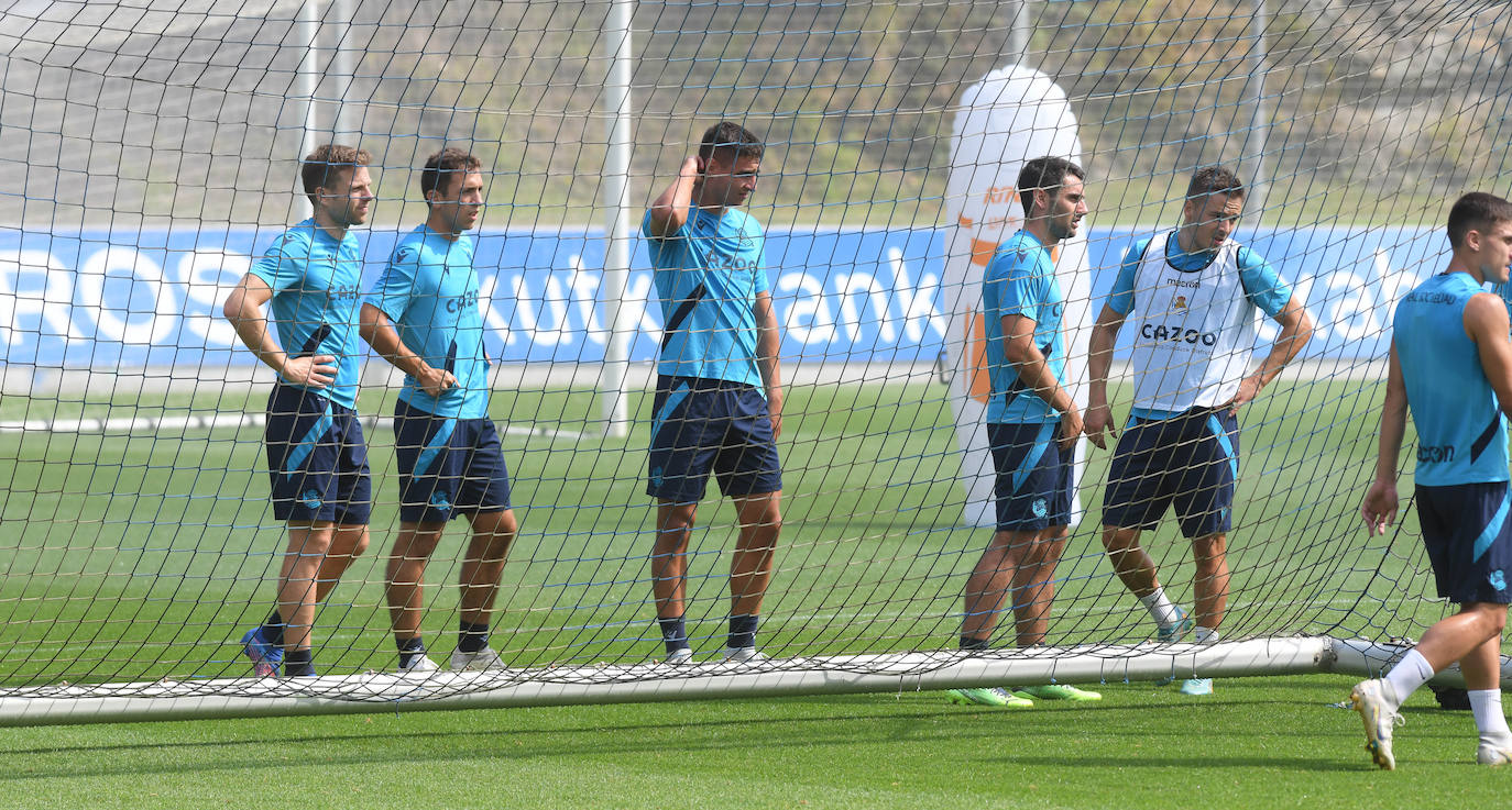 Fotos: Las mejores imágenes del entrenamiento de la Real Sociedad