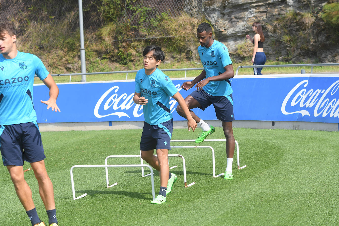 Fotos: Las mejores imágenes del entrenamiento de la Real Sociedad