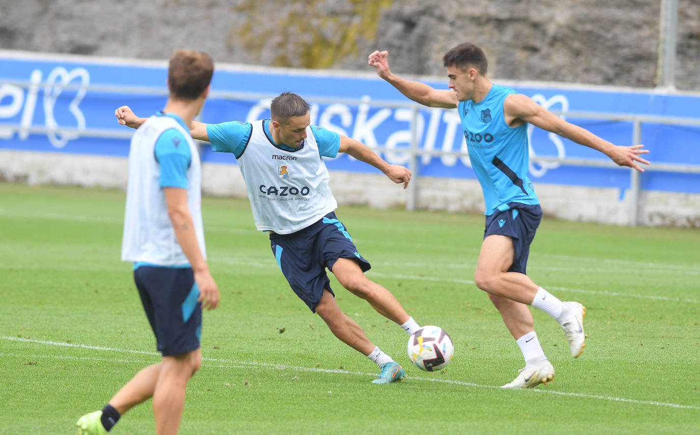 Fotos: Las mejores imágenes del entrenamiento de la Real Sociedad