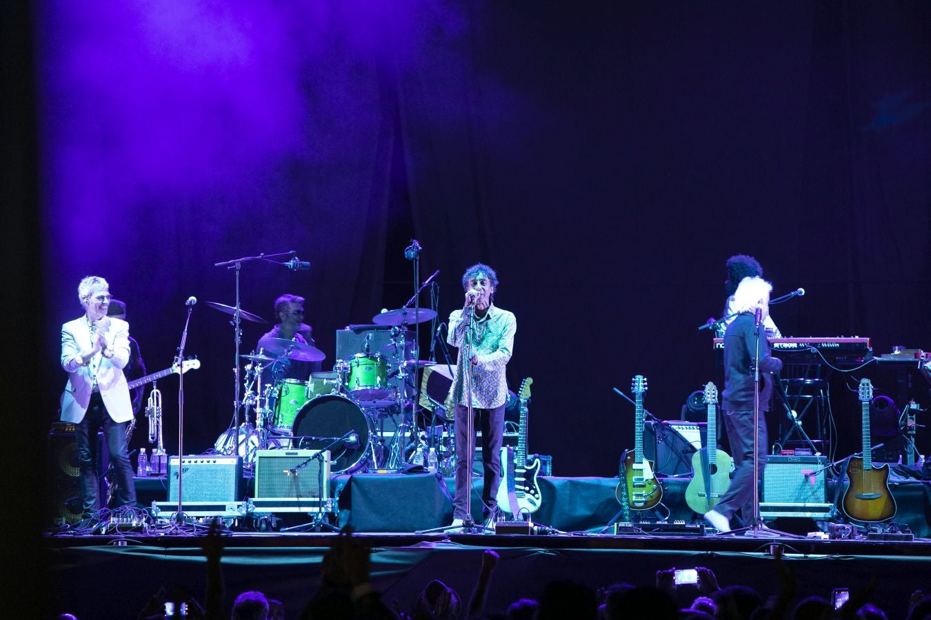 La explanada de Sagüés volvió a quedarse pequeña y los asistentes pudieron disfrutar en vivo de grandes clásicos. 