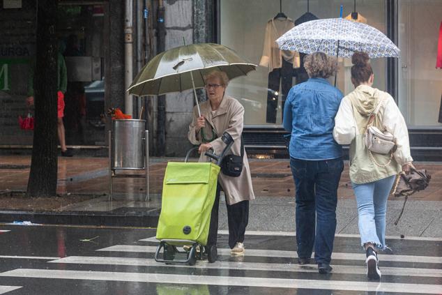 Fotos: Jornada de lluvias intensas en Gipuzkoa