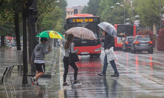 Fotos: Jornada de lluvias intensas en Gipuzkoa