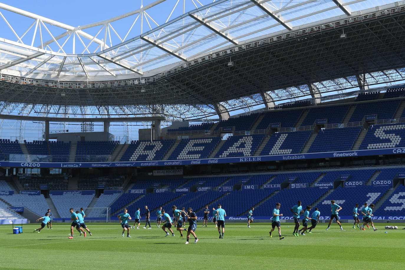 Fotos: Las mejores imágenes del entrenamiento de la Real Sociedad