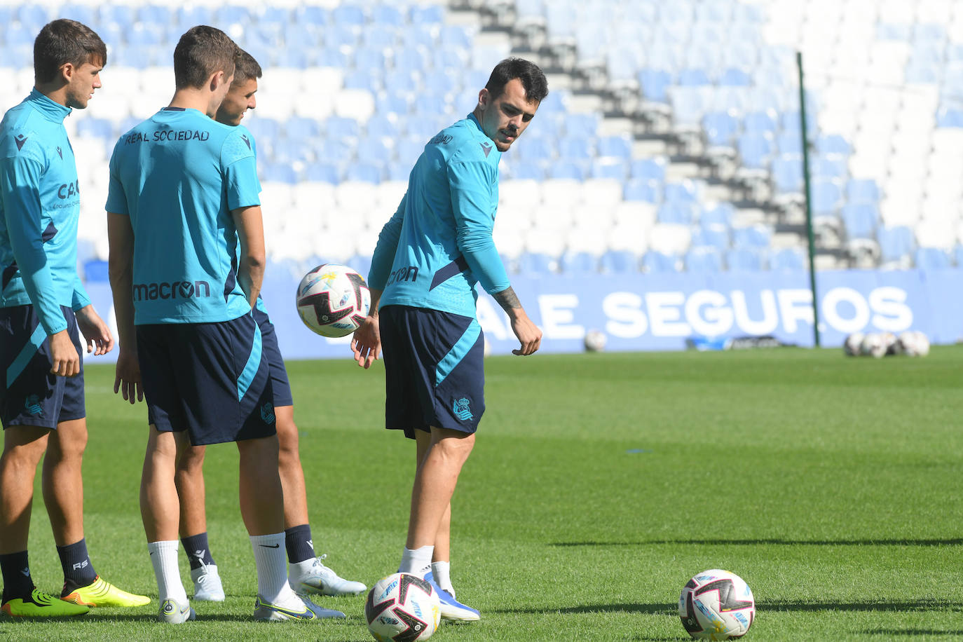 Fotos: Las mejores imágenes del entrenamiento de la Real Sociedad