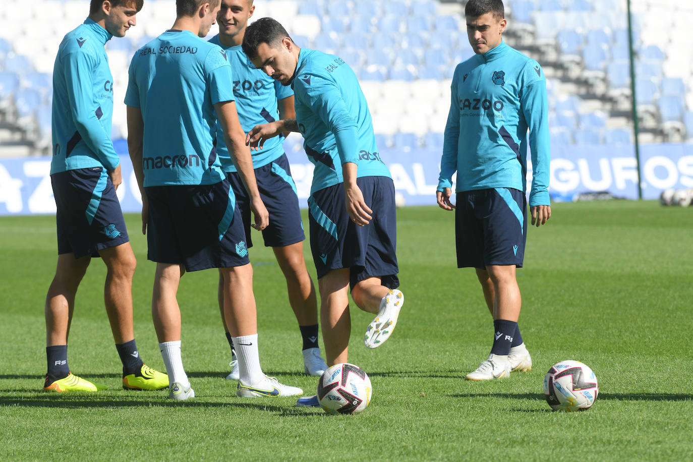 Fotos: Las mejores imágenes del entrenamiento de la Real Sociedad