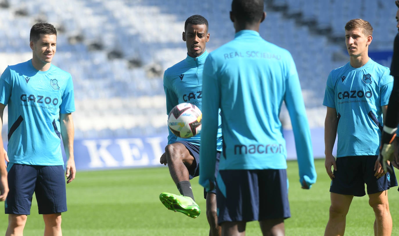 Fotos: Las mejores imágenes del entrenamiento de la Real Sociedad
