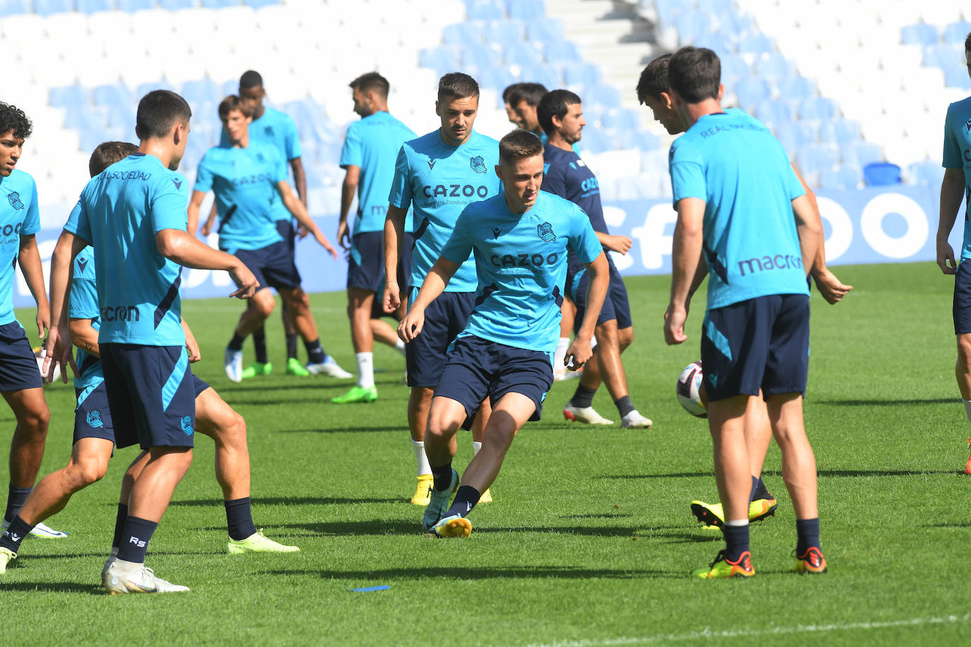Fotos: Las mejores imágenes del entrenamiento de la Real Sociedad