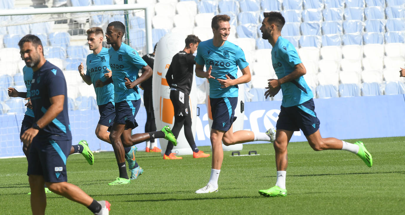 Fotos: Las mejores imágenes del entrenamiento de la Real Sociedad