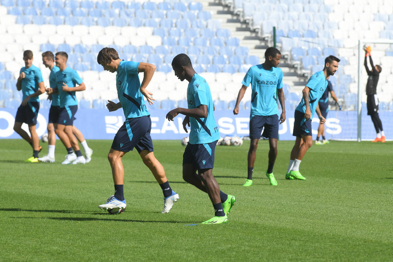 Fotos: Las mejores imágenes del entrenamiento de la Real Sociedad