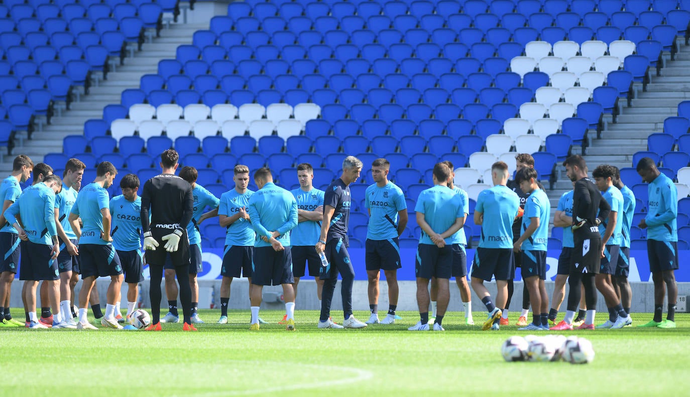 Fotos: Las mejores imágenes del entrenamiento de la Real Sociedad