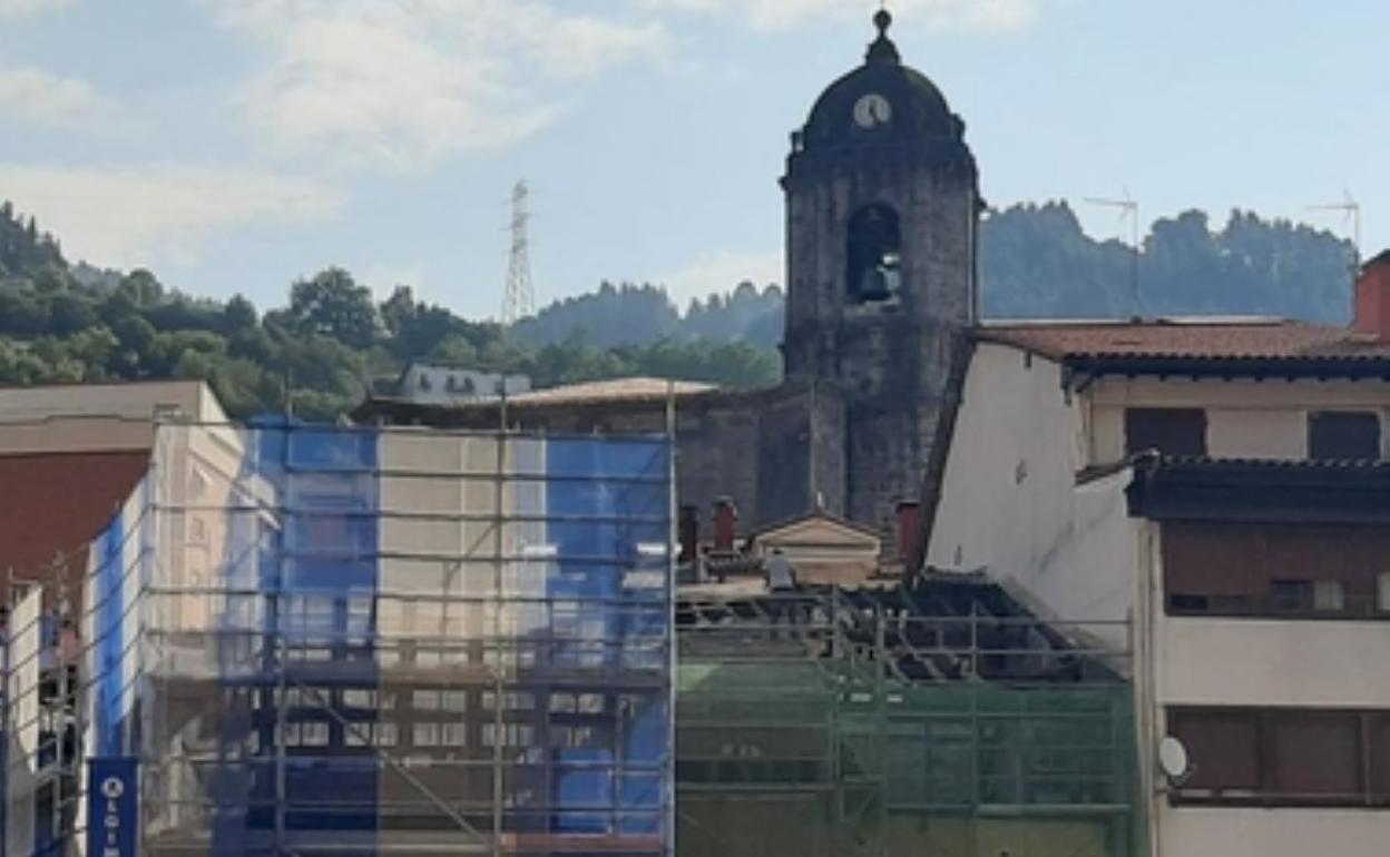 Avanzan los trabajos. 