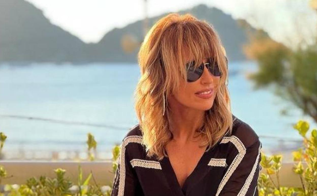 Emma García se encuentra disfrutando de sus vacaciones en San Sebastián