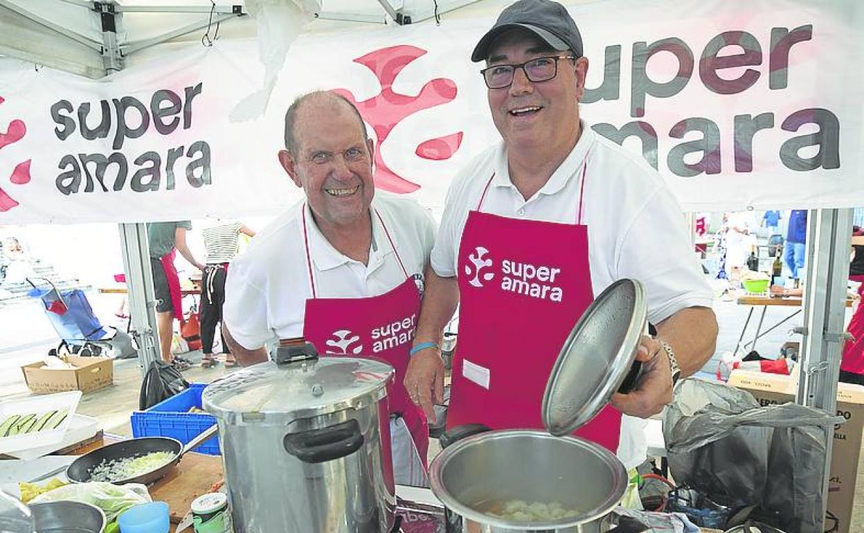 Tomás Núñez y José Manuel Irigoyes, ganadores del certamen.