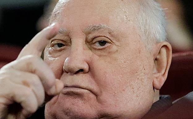 Imagen de Gorbachov en 2018.