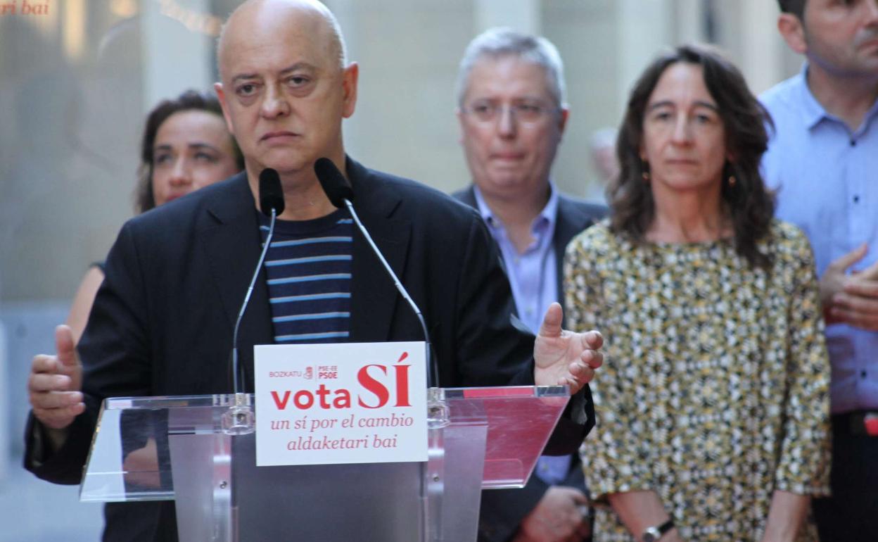 Marisol Garmendia y Odón Elorza, en una imagen de archivo. 