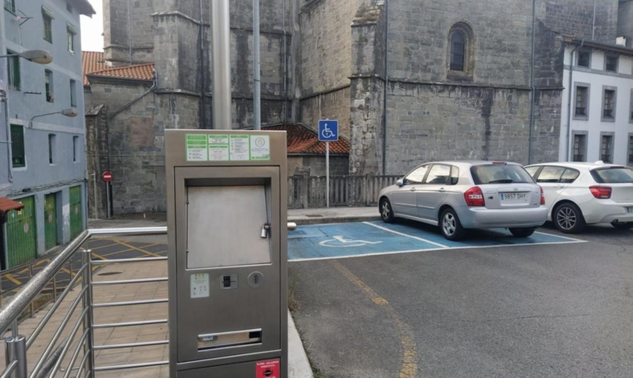 Máquina del servicio de OTA en Azkoitia. 