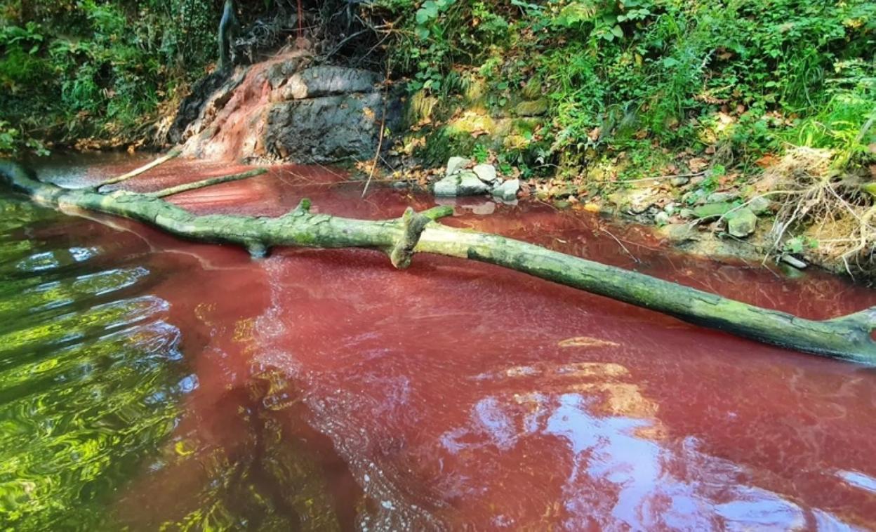 Urola ibaian gauzatutako odol isuria. 