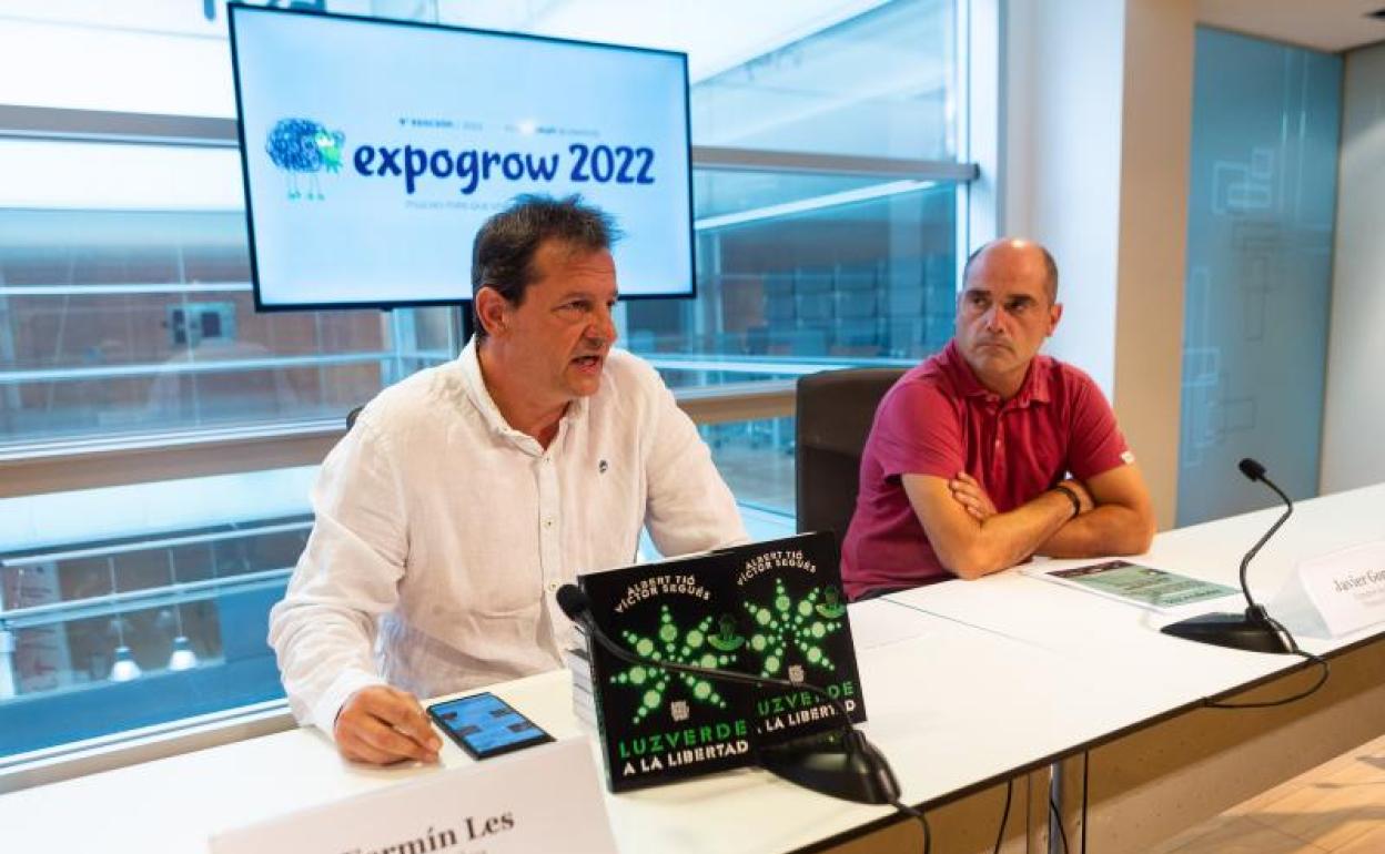 Fermín Les y Javier gonzález presentaron la edición 2022 de Expogrow que llega este fin de semana 